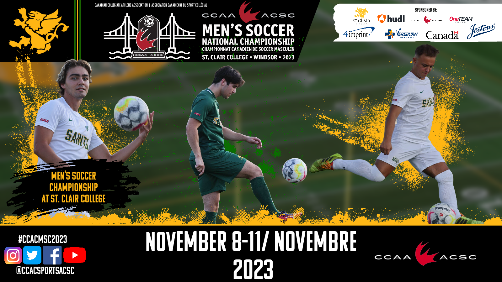 Men's Soccer to Host CCAA National Championship Nov 8-11