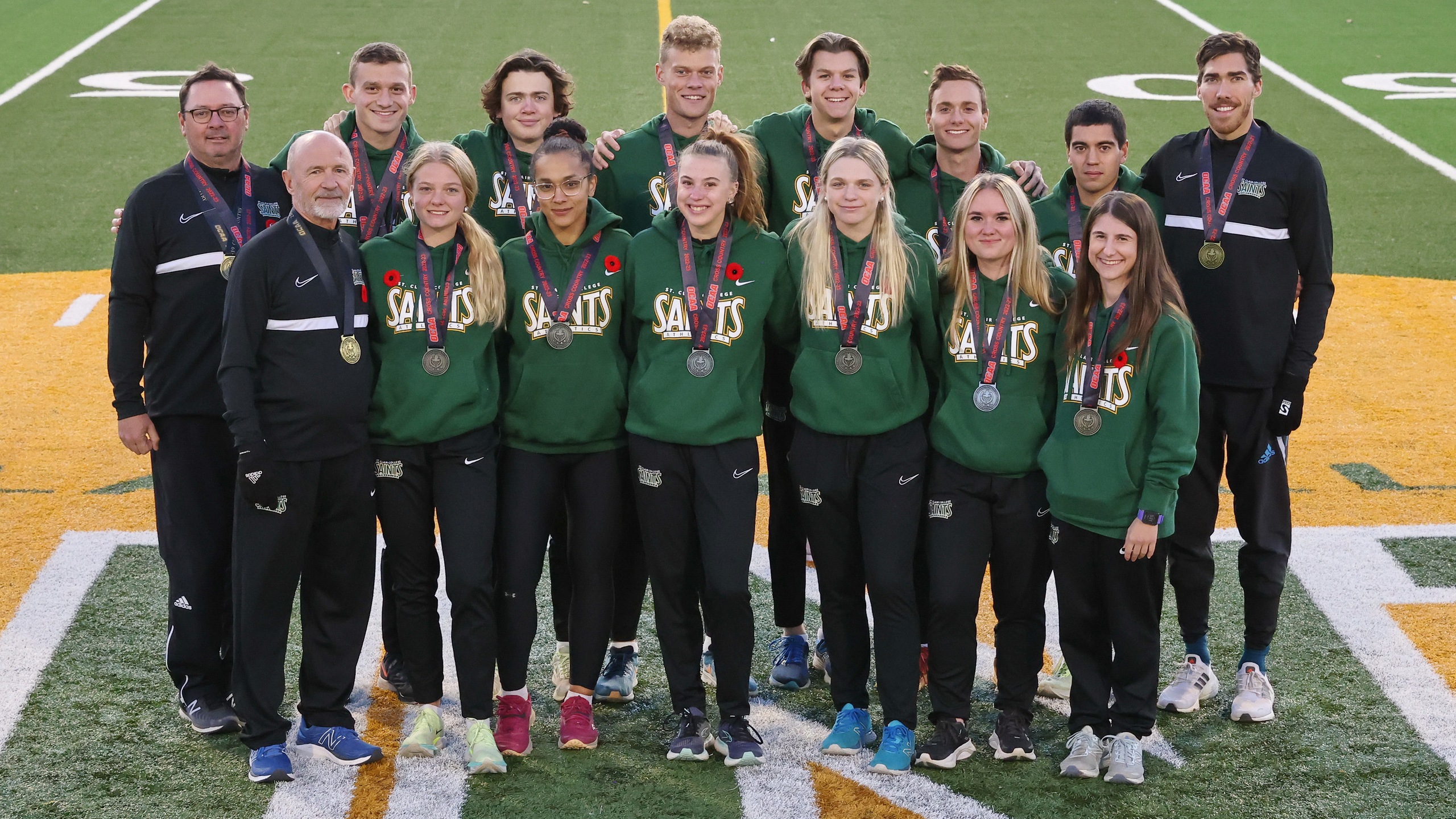 Medal Haul for St. Clair Cross Country at Provincials