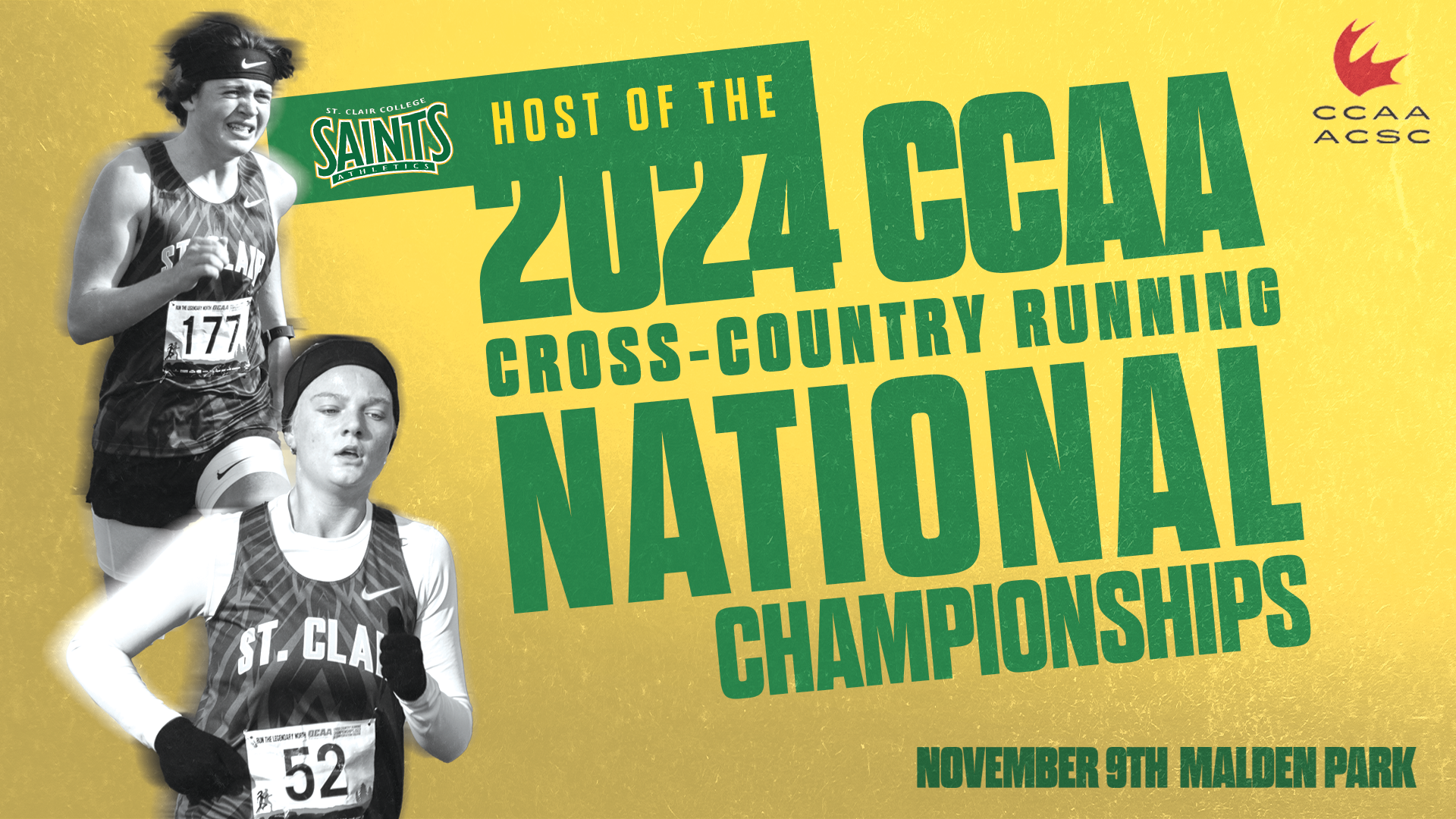 St. Clair College Selected as 2024 National Cross-Country Running Championship Host