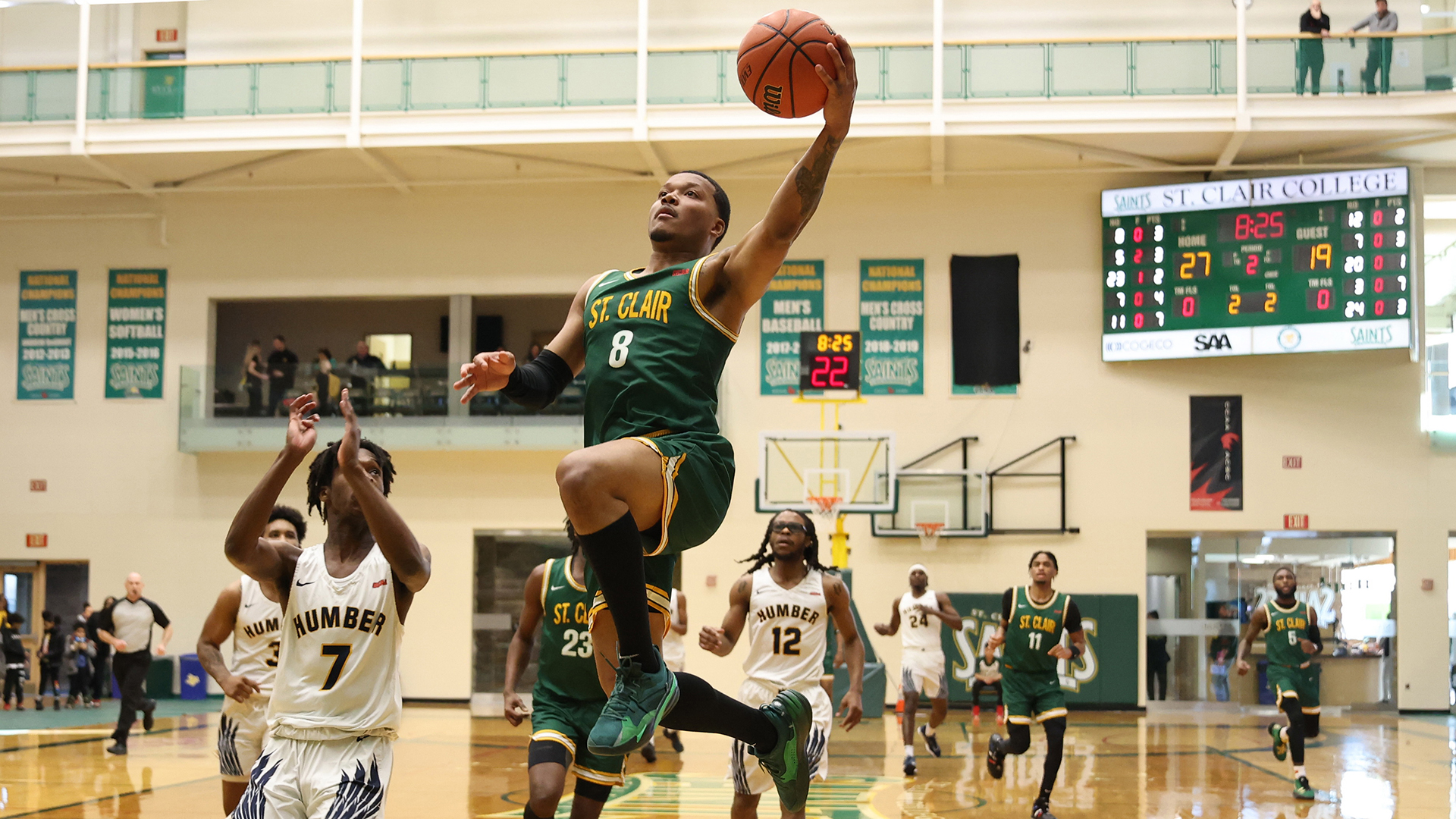 Seven in a Row for St. Clair Men’s Basketball After Humber Win