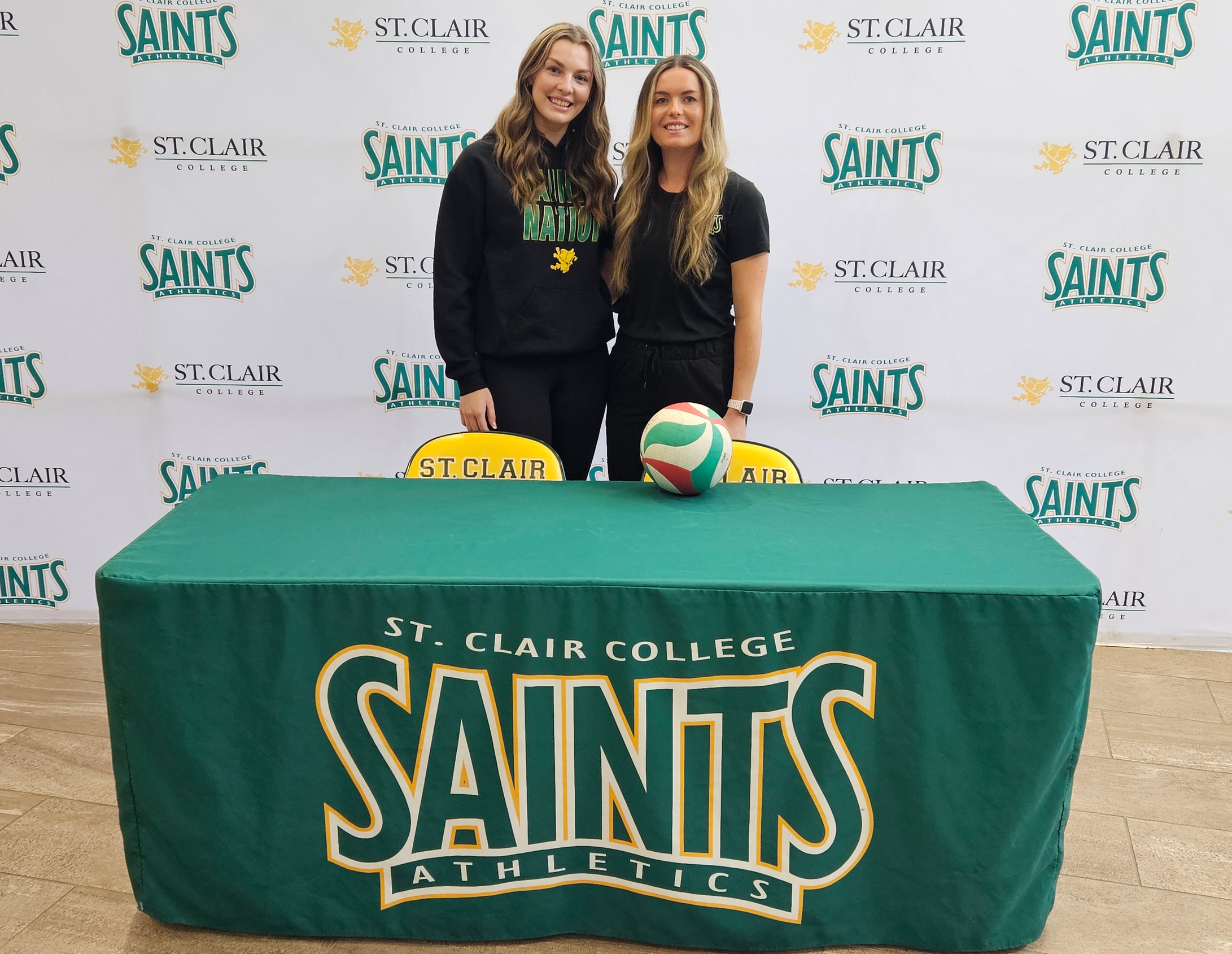 Women's Volleyball Sign Local Top Recruit